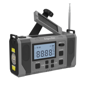 Survivalowe solarne radio alarmowe z powerbankiem 10000 mAh i dynamo 
